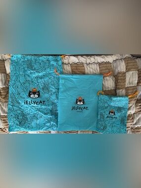 Stuffed Animal Luxury Plushies Dust Bags Drawstring Various Sizes Available Blue